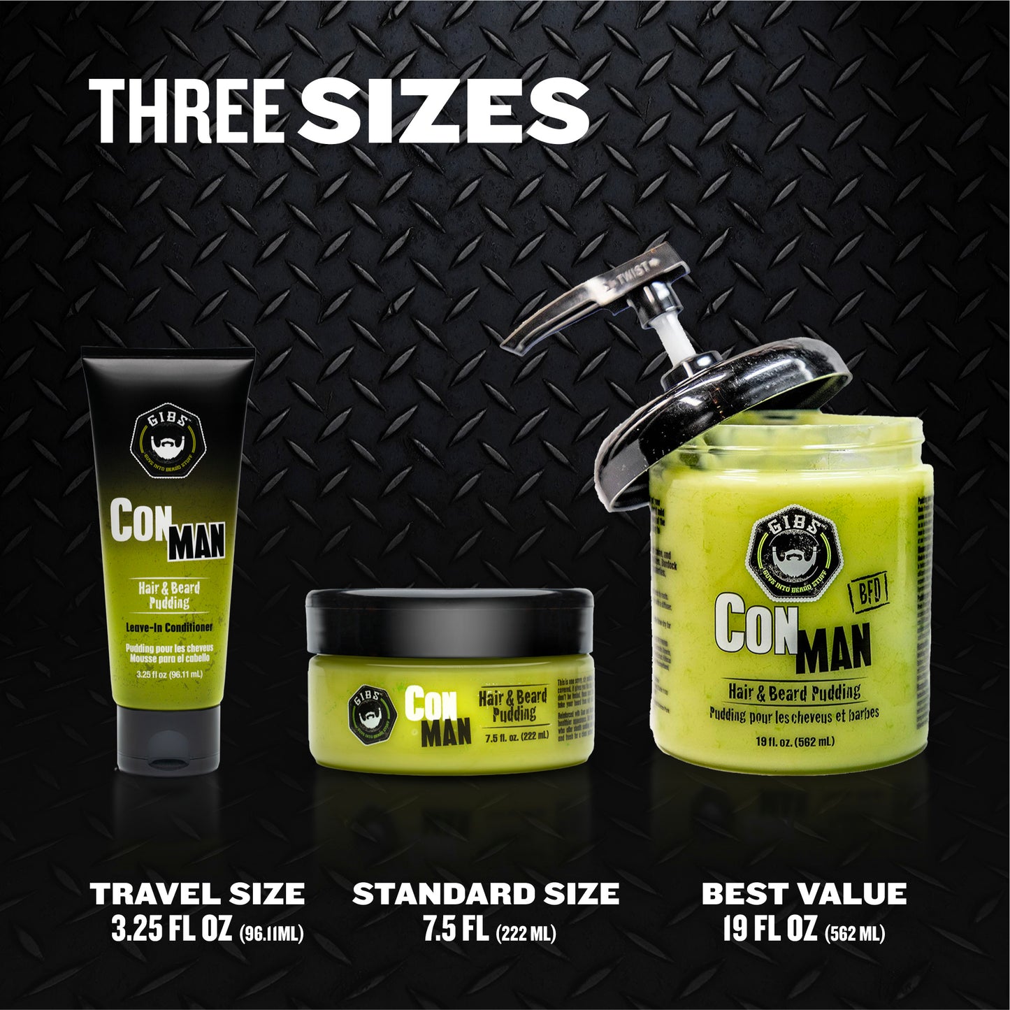 Con Man Leave-In Hair & Beard Pudding
